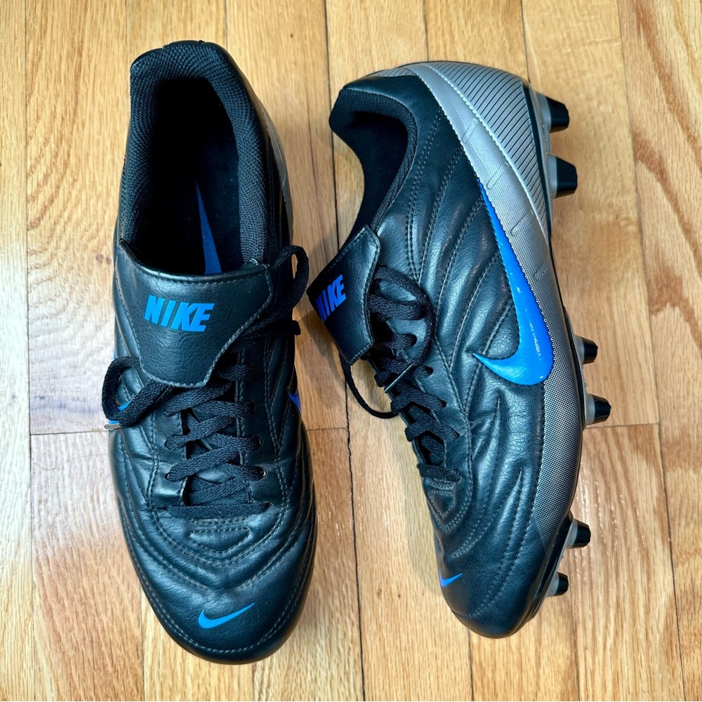 Nike Premier 3 FG Soccer Cleats - Men’s Size: 9 - Black & Blue - 316216-401